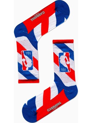 Carnaval Gym Hub Yazılı Siyah Unisex Spor Çorap