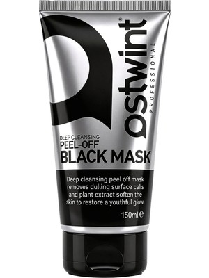 Ostwint Professional Peeling Gel, Soyulabilir Siyah Maske 150ml Aydınlatıcı, Canlandırıcı, Pürüzsüzleştirici