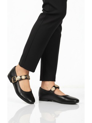 Ayakmod Siyah Bantlı Kadın Hafif Casual Ayakkabı B-40 Z