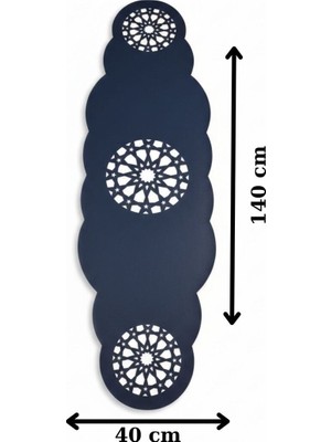 Grand Fine Art 4+1 Adet Deri Amerikan Servis+Runner Set (4 Amerikan Servis -1 Runner )