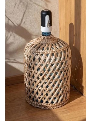 Hakici El Yapımı Doğal Hasır Damacana Kılıfı 19LT.