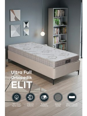 Mobyat Ultra Full Ortopedik Elit Sünger Yatak Yavrulu Yatak Ranza Yatağı Misafir Yatağı Dayanıklı Konforlu Yer Yatağı (90x200)