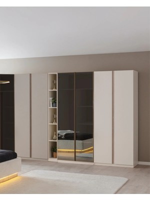 Velura Home & Living Flora 6 Kapaklı Dolap & Gardırop
