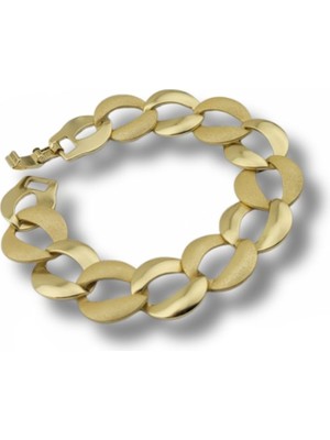 Pigado 14k Altın Kaplama Kararmaz Samanyolu Çelik Kadın Bileklik