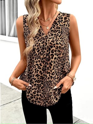 Stelol Kadın Askılı V Yakalı Süprem Bluz