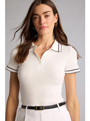DeFacto Regular Fit Polo Yaka Fitilli Kaşkorse Kısa Kollu Polo Tişört H1590AX26SM