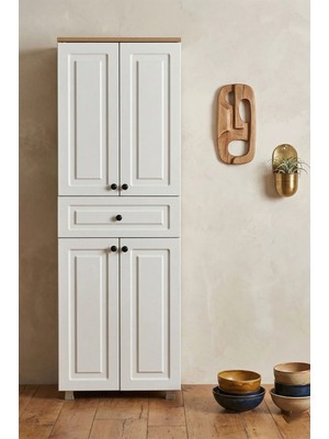 EUR036 4 Kapak ve Tek Çekmeceli Çok Amaçlı Dolap