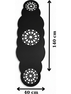 Grand Fine Art 4+1 Adet Deri Amerikan Servis+Runner Set (4 Amerikan Servis -1 Runner )