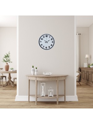 MidasTech Soft White 36 cm Sade Duvar Saati