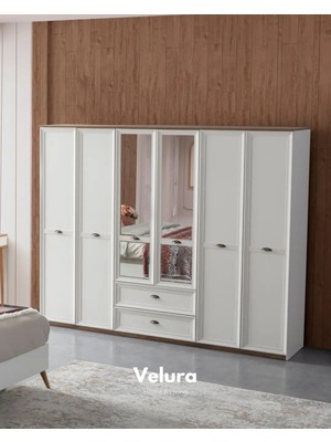 Velura Home & Living Sion 6 Kapaklı Dolap & Gardırop