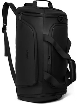 D'Vers Siyah Ayakkabı Bölmeli Elde Omuzda ve Sırtda Taşınabilir 5 Bölmeli Spor Seyahat Sırt Çantası