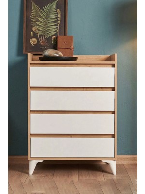 EUR040 4 Çekmeceli Şifonyer