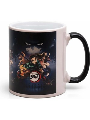 MiraLive Porselen Renk Değiştiren Demon Slayer Kupa Bardak