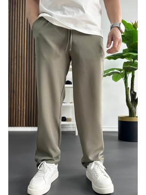 Edwox Erkek Rahat Kesim Düz Jogger Pantolon Yeşil EDW468