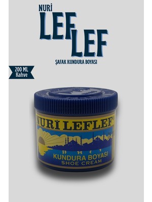 Nuri Leflef Klasik Ayakkabı Boyası 200 ml – Sünger Hediyeli