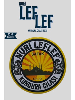 LefLef Ayakkabı Cilası 95 ml Ayakkabı Parlatma Cilası