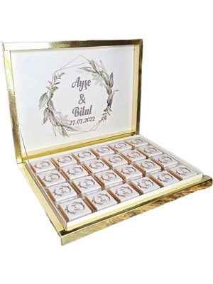 Blackeye Chocolate Söz Nişan Nikah Çikolatası 72 Adet Madlen Çikolata