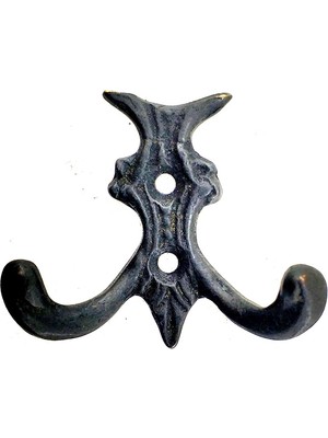 Aydogan's Antika Tarz Dekoratif Pirinç Koç Çiftli Askı - 50X55MM, Oksit