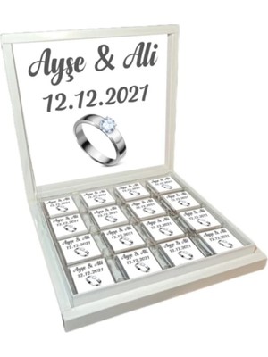 Blackeye Chocolate Söz Nişan Nikah Çikolatası (48 Adet Madlen Çikolata)