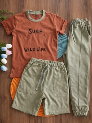 Saye Kids Erkek Çocuk 3lü Eşofman Takımı