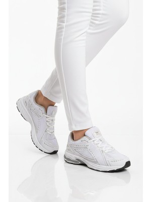 Walkway Beyaz Fileli Hafif Hava Alabilen Erkek Spor Ayakkabı 1505 Ruth M