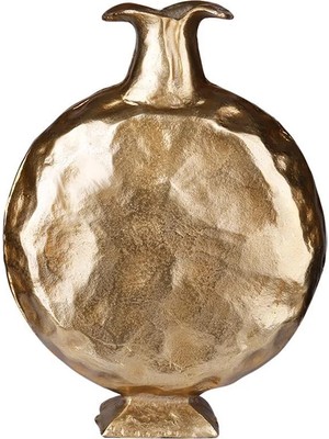 LuckyArt Gold Modern Vazo 35.5 X 9.5 X 46 Cm