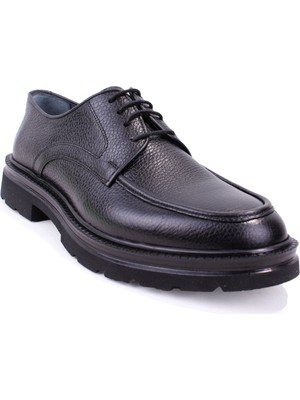 Dagoster DMA08-1433 Siyah Poliüretan Taban Deri Klasik Erkek Ayakkabı