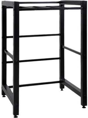 mobias Çamaşır Makinesi ve Kurutma Makinesi Metal Standı – Statik Boyalı, Paslanmaz, Dayanıklı Raf Sistemi