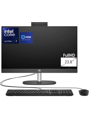 Hp Proone 240 G10 Ultra 7 155U 32 GB 512 GB SSD Windows 11 Pro Intel Graphics 23.8" Full Hd All In One Pc D1BC2ETCB3