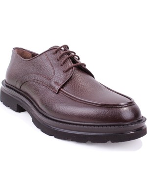 Dagoster DMA08-1433 Kahve Poliüretan Taban Deri Klasik Erkek Ayakkabı