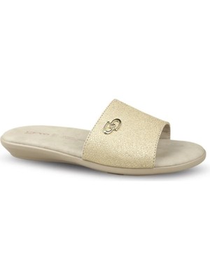 Ceyo 9827-31 Kadın Terlik - Haki Sarı