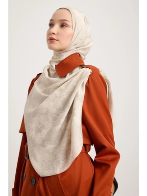 Maisa Gülruh Floş Viskon Şal 70*190 cm - Bej