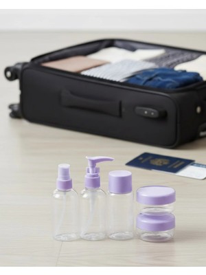 Makay 30 ml 5 Parça Seyahat Şişesi Seti Sızdırmaz Taşınabilir