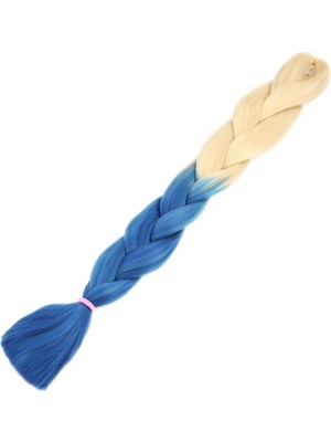 Najmaddin.com Afrika Örgülük Sen Ombreli  100 Gr. / Platin / Lacivert