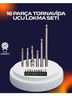 Decostyle 16 Parça Usta Işçilik Bits Takımı Vida Sökme Takma Set