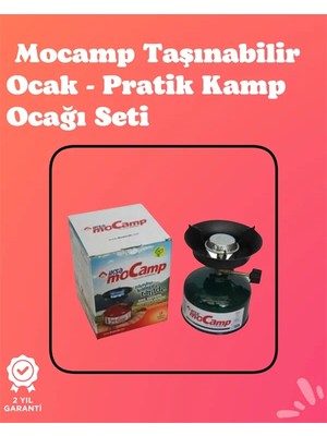 Decostyle Kolay Ayarlanabilir Alevli ve Güvenli Metal Kamp Ocağı