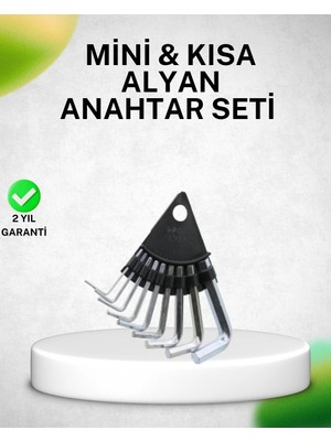 Decostyle 9 Parça Alyan Anahtar Seti Isıl Işlem Görmüş Dayanıklı Çelik