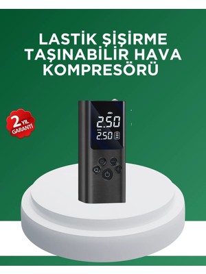 Decostyle Dijital Lastik Pompası Çok Amaçlı Taşınabilir Kompresör