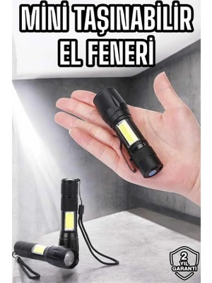 Decostyle Işıldak El Feneri Kamp Lambası Mini Taşınabilir Acil Durum Lambası Fener LED Işık