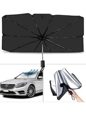 Decostyle Yeni Nesil Tüm Araç Modellerine Uygun Oto Şemsiye Katlanabilir Uv Işınlarına Karşı