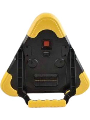 Decostyle Reflektör Işıklı Ikaz Lambası Şarjlı Çok Fonksiyonlu Işıklı Üçgen Reflektör