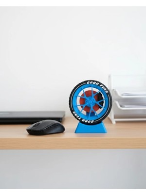 Decostyle Ofis ve Home Office Için Jant Temalı Dekoratif Obje