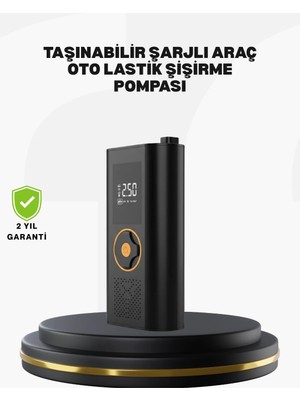 Decostyle Taşınabilir Dijital Lastik Şişirme Cihazı Güvenli ve Pratik Kullanım