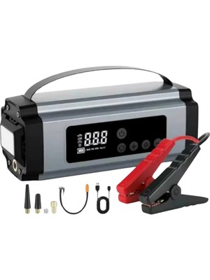 Decostyle Araçlar Için Taşınabilir Akü Takviye Hava Kompresörü ve Acil Güç Kaynağı