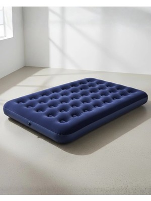 Decostyle Çift Kişilik Şişme Yatak Dayanıklı Vinil Kamp ve Misafir Kullanımına Uygun