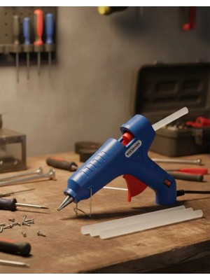 Decostyle Pratik Kullanımlı 60 W Silikon Tabancası 11 mm Silikon Uyumlu 5 Silikon