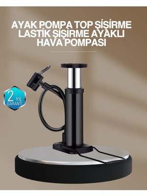 Decostyle Extra Güçlü Ayak Pompası Otomobil Motosiklet Bisiklet Uyumlu