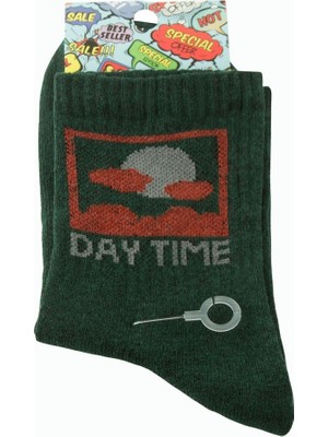 Zero Land Techmrt Gündüz Kolej Çorap 8*28 - Yeşil