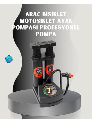 Decostyle Ayak Basmalı Hava Pompası Şişme Ürünler ve Lastikler Için