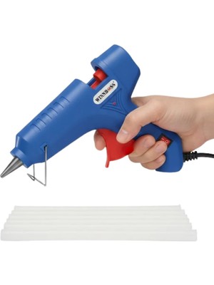 Decostyle Güçlü Yapıştırma Için 80 W Silikon Tabancası 11 mm Uyumlu 5 Adet Silikon